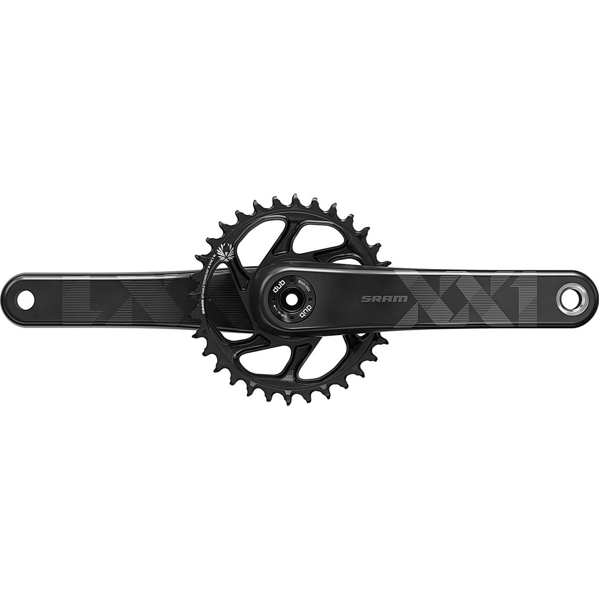 0710845813658 - Sram XX1 Eagle Kurbel für Fat Bike 5 mit DUB-Technologie 12V 175mm 30T