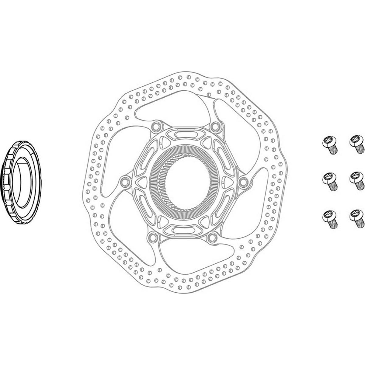 0710845850127 - Zentrales schwarzes Sperrring für Bremsscheiben ab 170 mm - Sicherheit und Stabilität