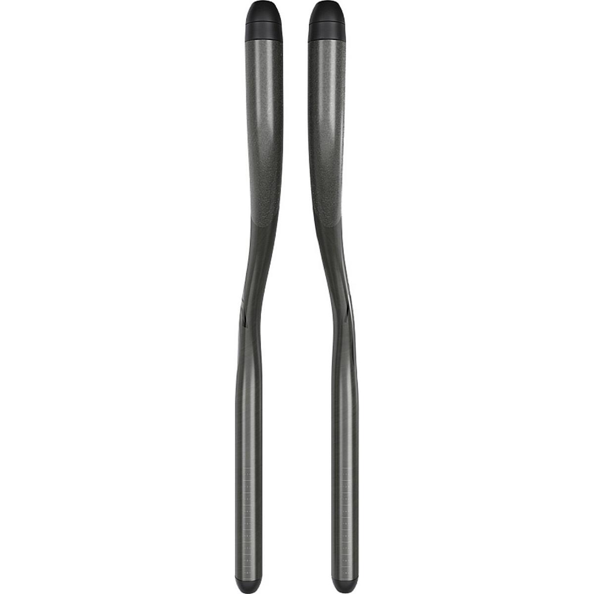 0710845850790 - Vuka Carbon Evo 70 Extensions 38cm in Matt Schwarz - Aerodynamik und Komfort für Fahrräder