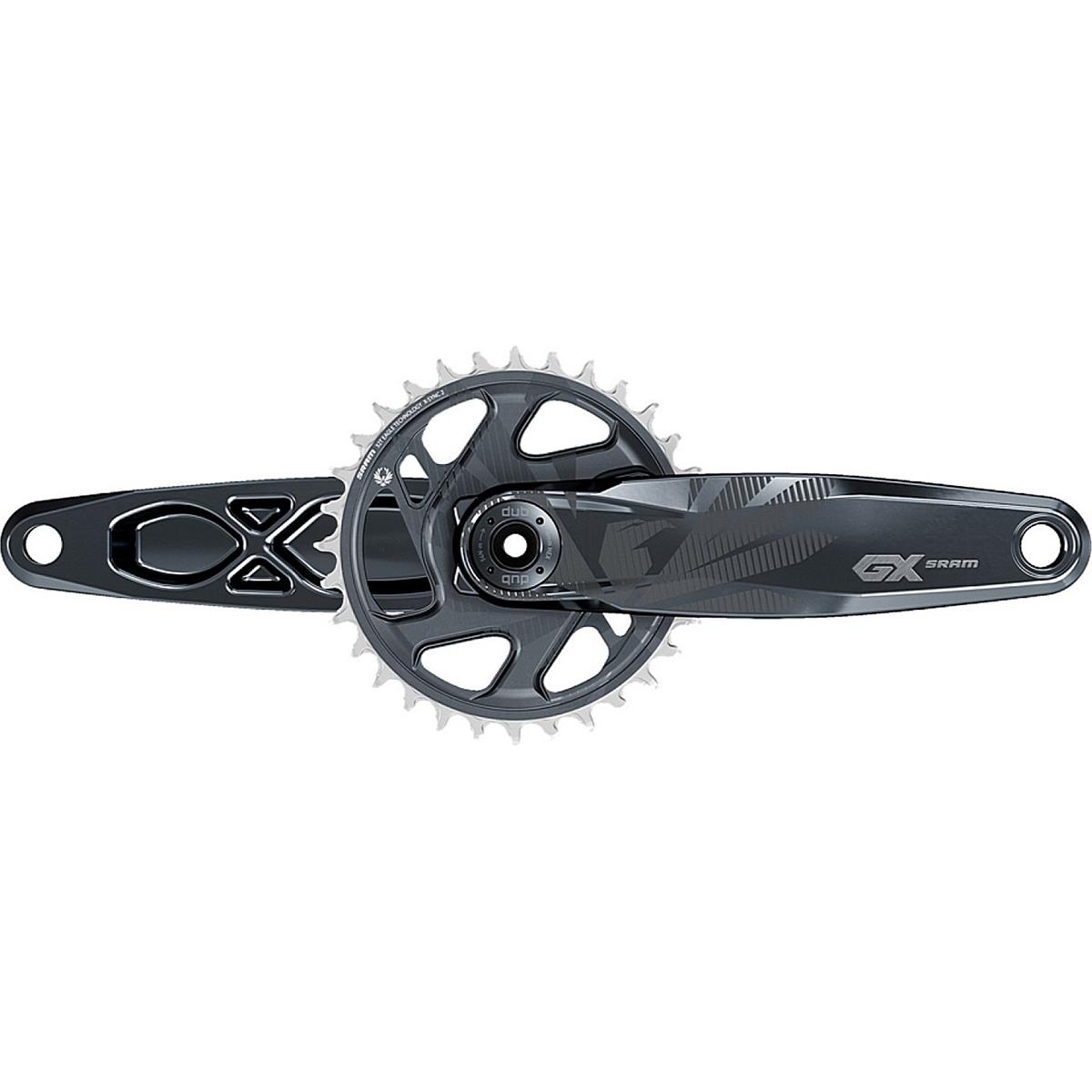 0710845854545 - Sram GX Eagle DUB 12s Kurbel 175 mm Direktmontage 32T X-Sync 2 Lunar Grau