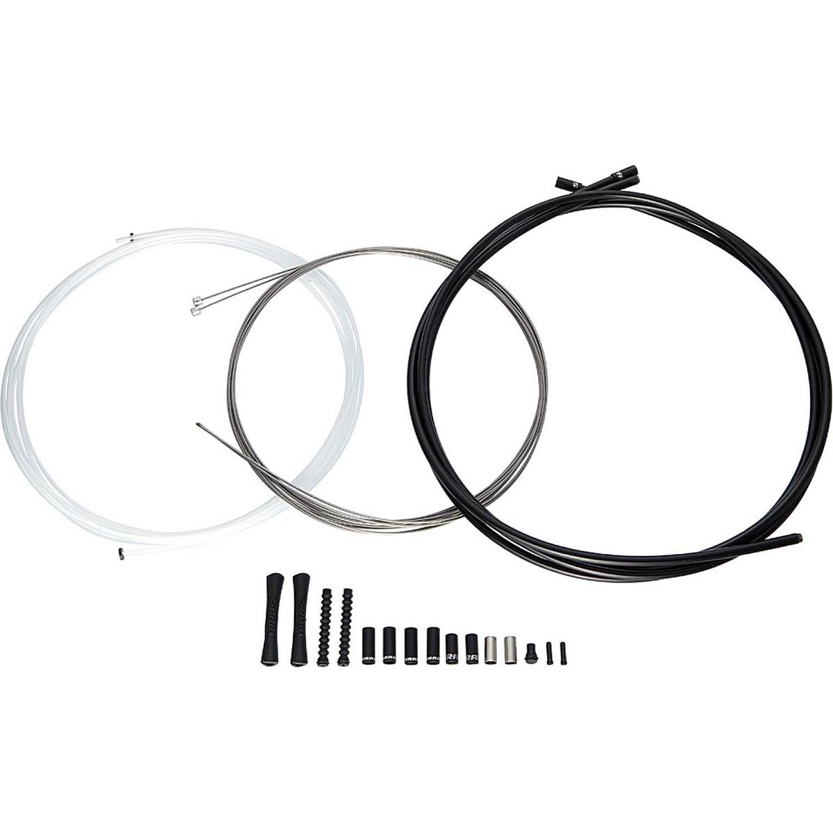 0710845856716 - Slickwire Pro Bremskabel Kit für Straße und MTB - Kevlar Schwarz 850mm und 1750mm