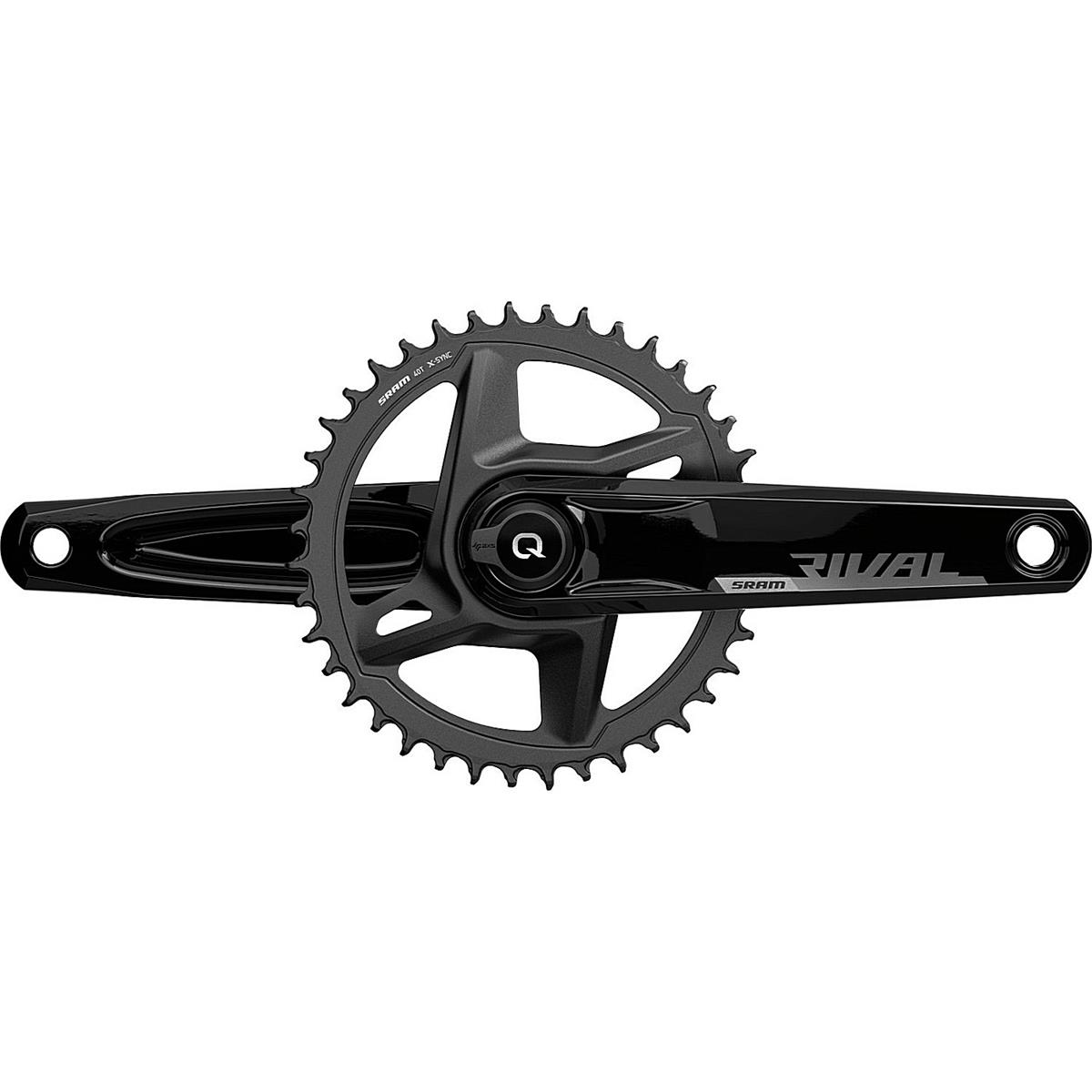 0710845864872 - Quarq Rival AXS Wide Kurbel 1725 mm 40 Zähne Elegantes Design