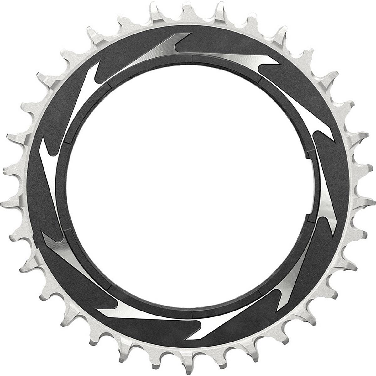 0710845888342 - Eagle T-Type 34T Powermeter Offset 3mm 12 Gänge Aluminium Silber