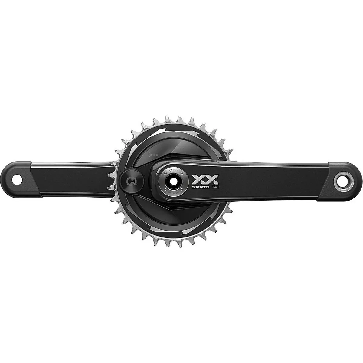 0710845891830 - Quarq XX Eagle T-Type Kurbel 175mm 32T Spider DUB PWR Q-Faktor 174mm Schwarz