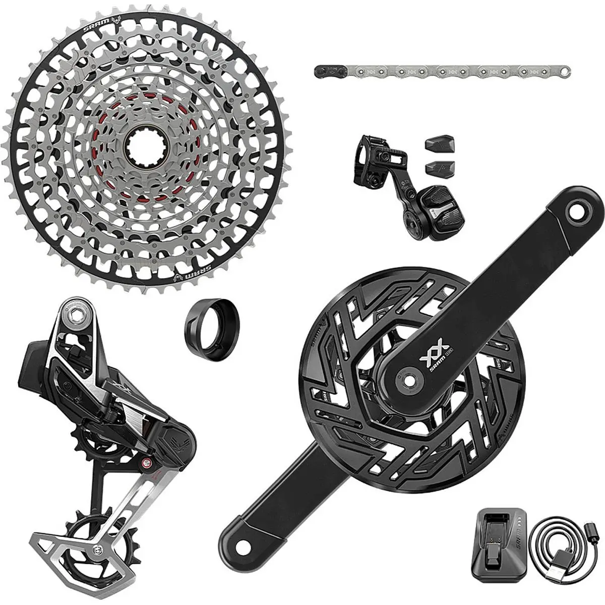 0710845892332 - Sram XX AXS Eagle Transmission Kit für E-MTB Bosch 165mm 34T 10-52T