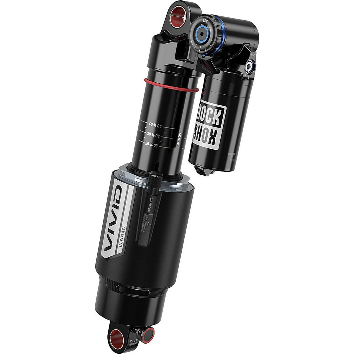 0710845901102 - Rockshox Vivid Ultimate DH RC2 225x70 - Abfahrtsleistung mit fortschrittlichen Einstellungen