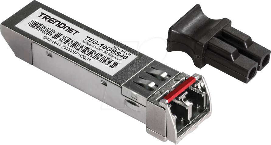 0710931140194 - TRENDnet TEG 10GBS40 - SFP+-Transceiver-Modul - 10 GigE - 10GBase-ER - LC Single-Modus - bis zu 40 km