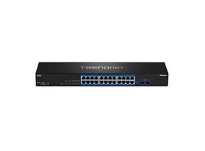 0710931140552 - TRENDnet TEG 30262 - Switch - 24 x 10 100 1000 + 2 x 10 Gigabit SFP+ - an Rack montierbar - TAA-konform