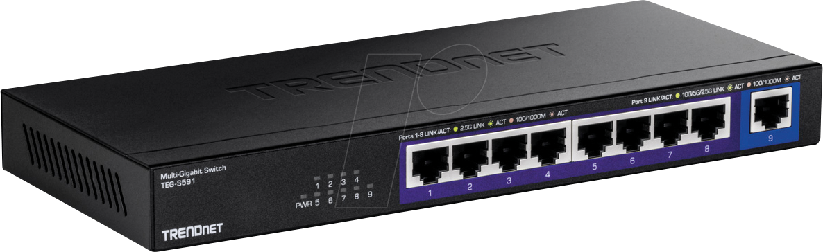 0710931141085 - TRN TEG-S591 - Switch 9-Port 25 Gigabit Ethernet