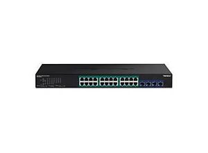 0710931161878 - TPE-30284 managed L2 L4 Gigabit Ethernet (10 100 1000) Power over Ethernet (PoE) Switch 1U Schwarz - Trendnet