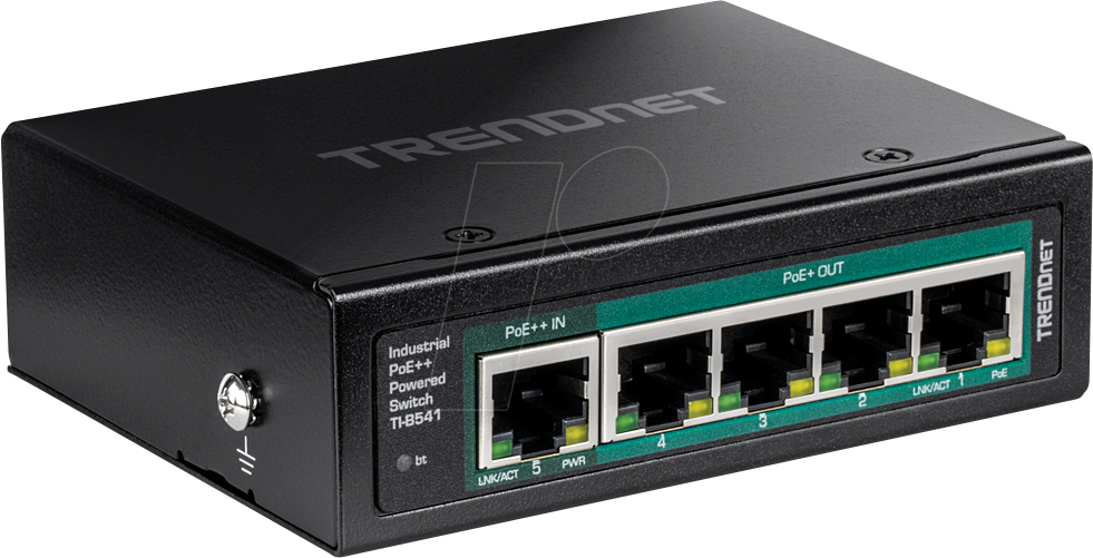 0710931162592 - TRN TI-B541 - Switch 5-Port Gigabit Ethernet PoE+