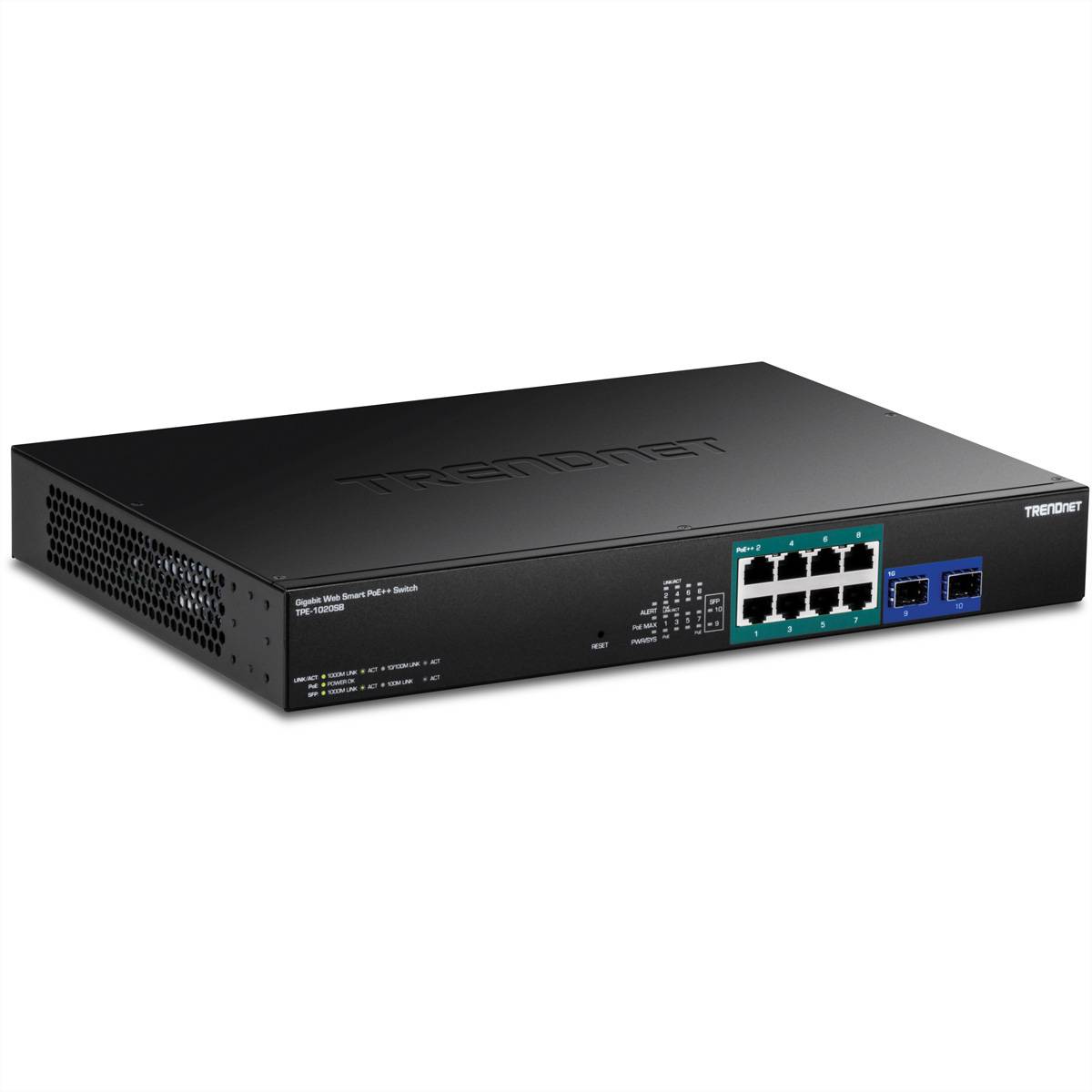 0710931162851 - TRN TPE-1020SB - Switch 10-Port Gigabit Ethernet PoE++ SFP