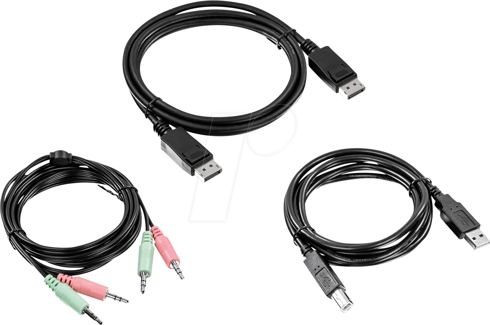 0710931170184 - TrendNet KVM Adapter [1x DisplayPort Stecker USB 20 Stecker A Klinkenstecker 35 mm - 1x DisplayPort Stecker USB 20 Buchse B Klinkenstecker 35 mm] 180