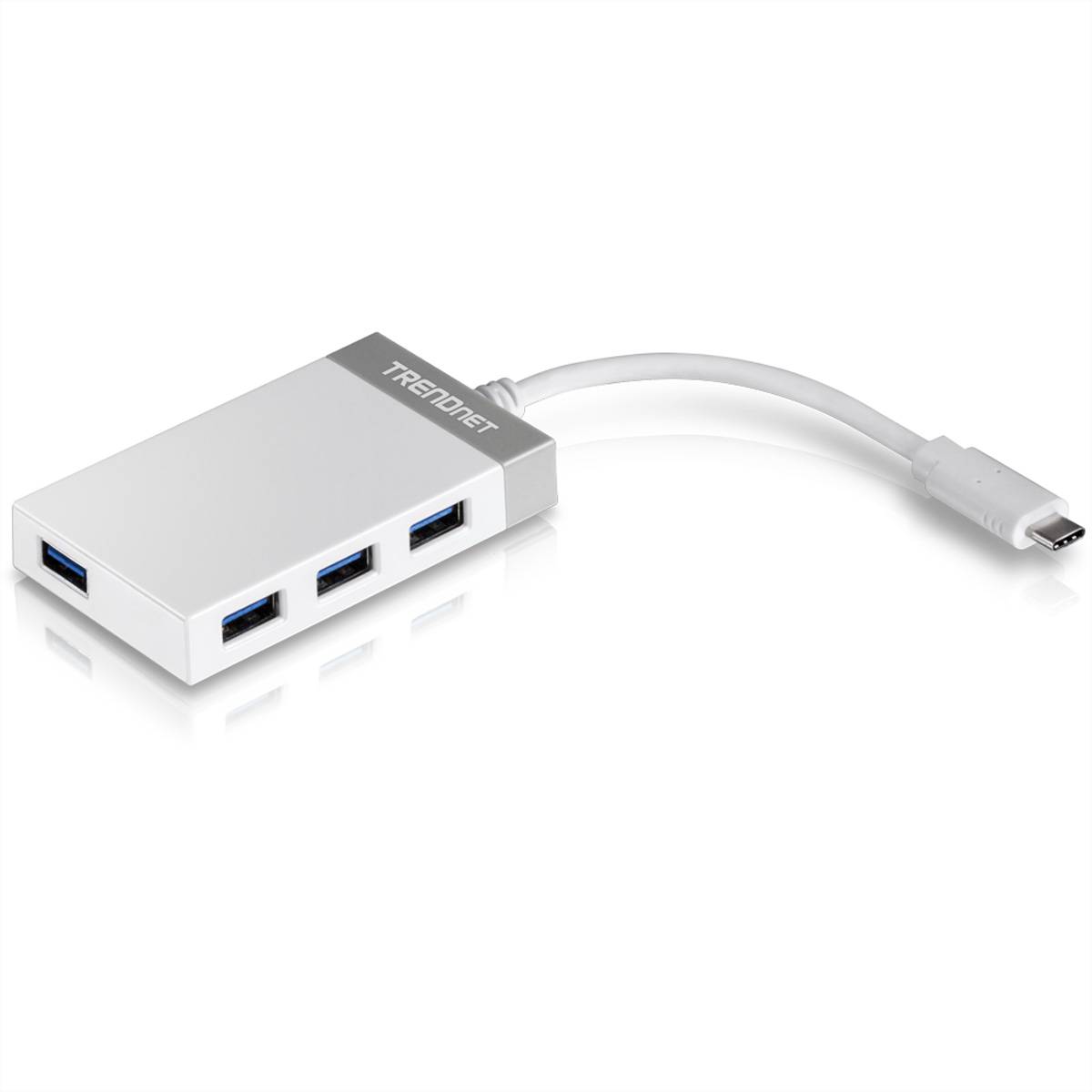 0710931180084 - TRENDnet USB-HUB 4-port USB30 Ultra-Mini-Hub an USB-C