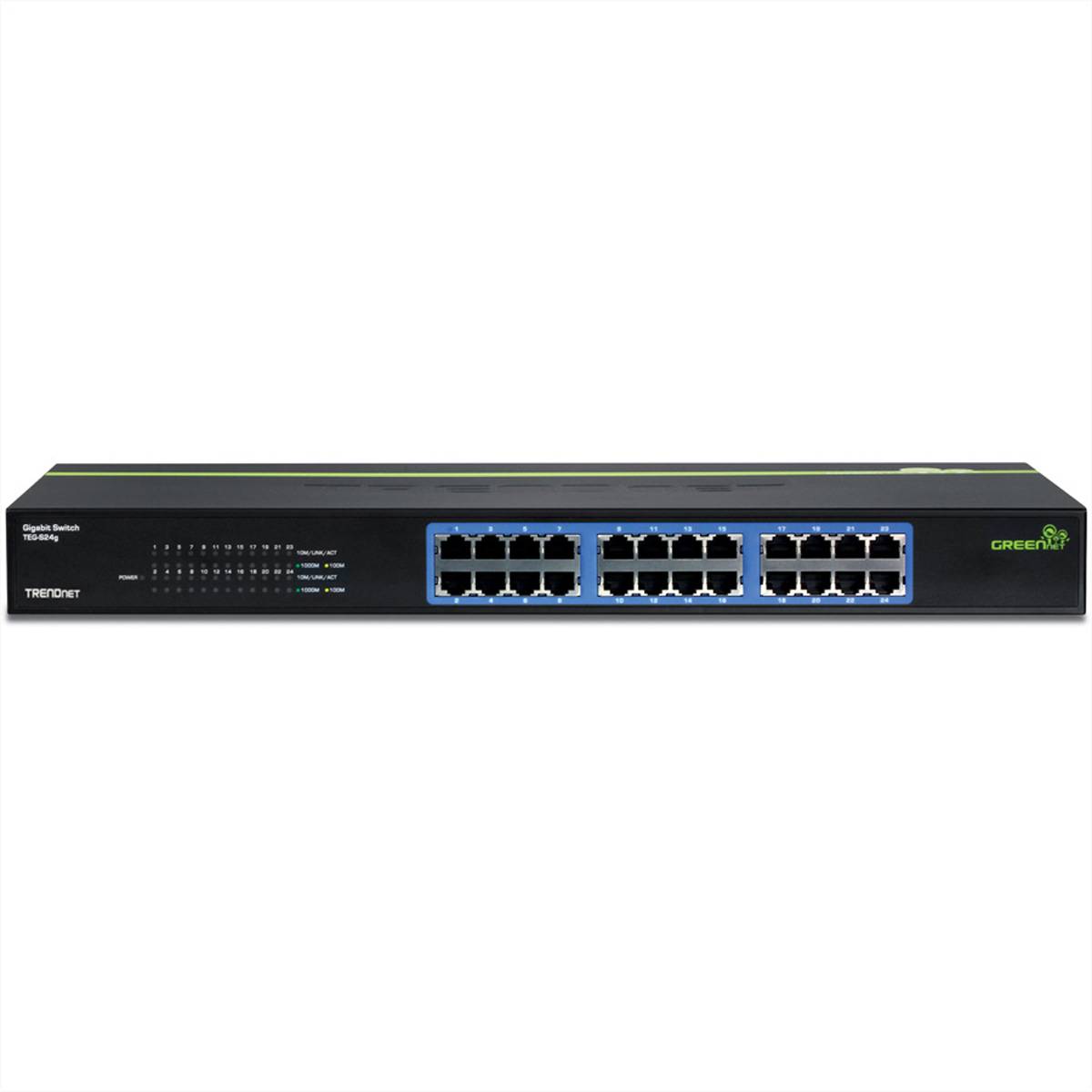 0710931610246 - TRENDnet TEG S24G - Switch - 24 x 10 100 1000 - an Rack montierbar - TAA-konform