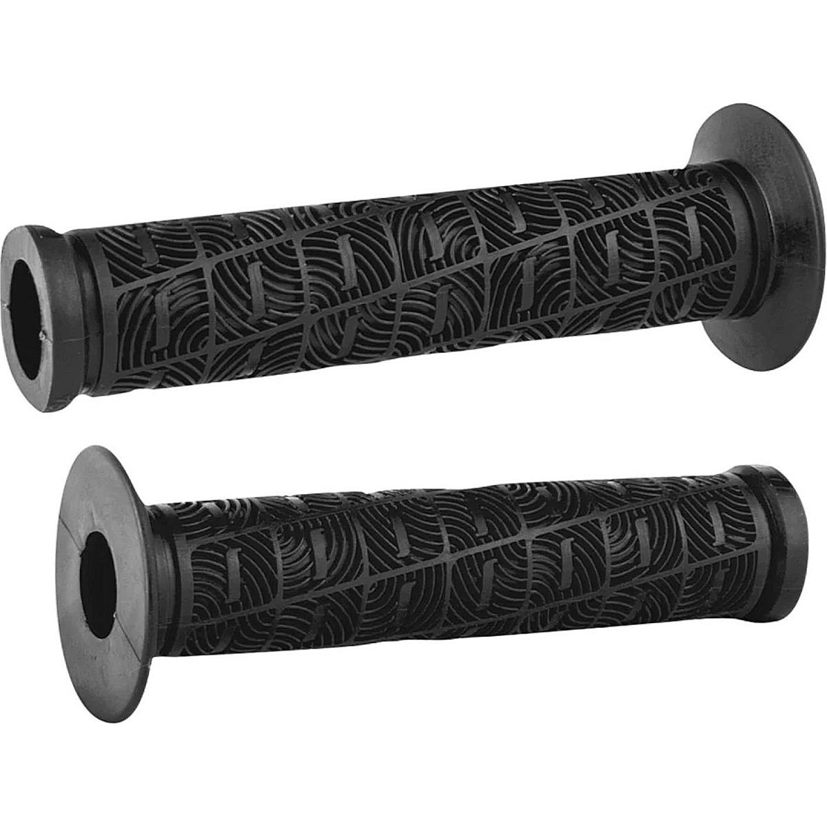 0711484103933 - BMX Griffe Odi Schwarz 143 mm mit Optimalem Grip und Komfort Endkappen Inkl