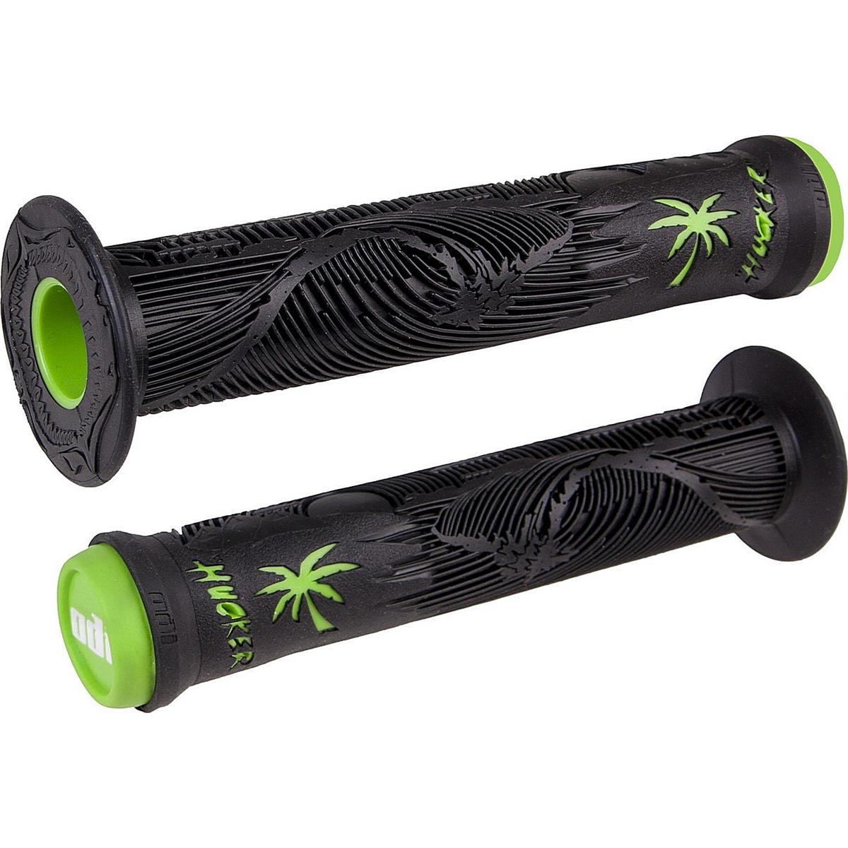 0711484190667 - BMX Griffe Odi Hucker Signature 160mm Schwarz-Grün - Komfort und Kontrolle