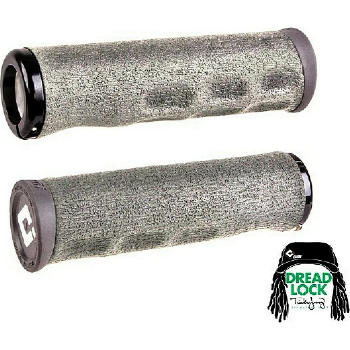 0711484192210 - MTB Griffe Dread Lock 130mm Grau - Tinker Juarez Signature