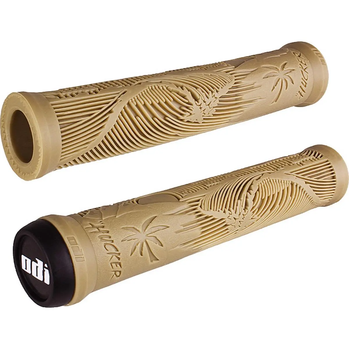 0711484194306 - Odi Hucker Signature Griffe ohne Flansch - Hellbraun 160 mm für BMX