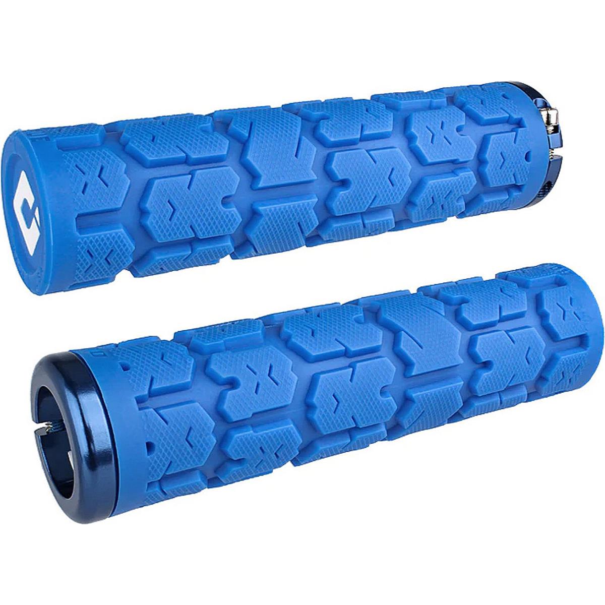 0711484194887 - Odi Grips Rogue V21 Lock-On Blau mit Klemmen 135 mm - Komfort und Leistung für Bikes