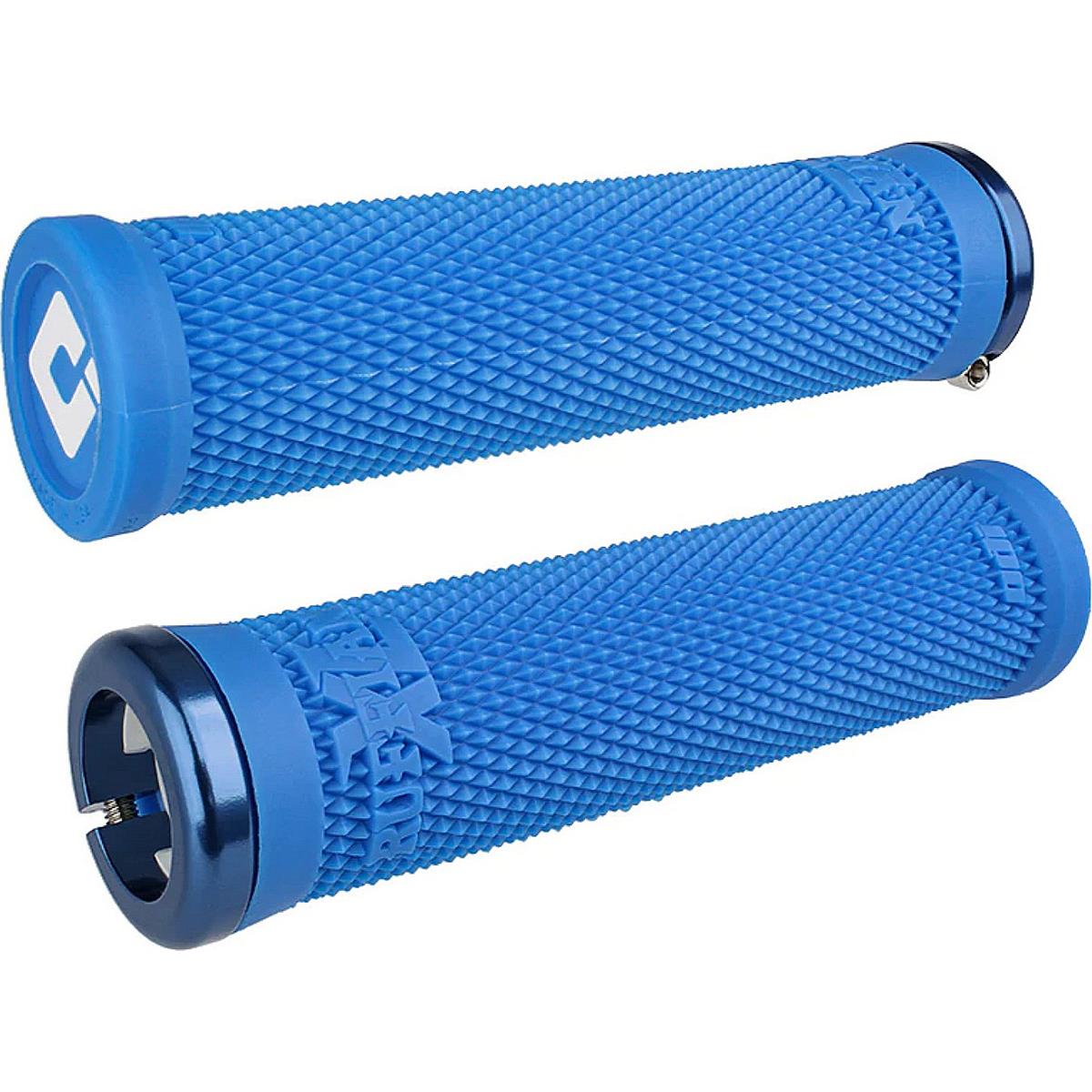 0711484194931 - Odi Grips Ruffian XL V21 Lock-On Blau mit Klemmen 135mm