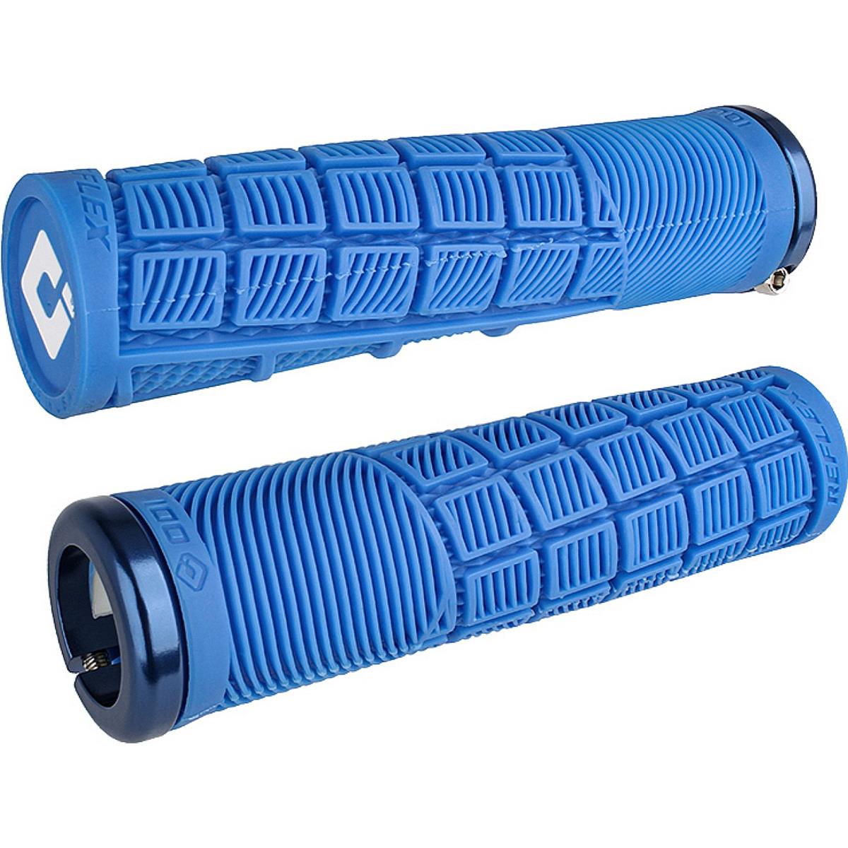 0711484195099 - Odi Grips Reflex V21 Lock-On Blau 135 mm mit Klemmen