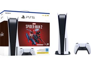 0711719573340 - PLAYSTATION 5 Konsolen-Set Marvels Spider Man 2 Bundle Spielekonsolen rot (rot schwarz) PlayStation 5 Bestseller