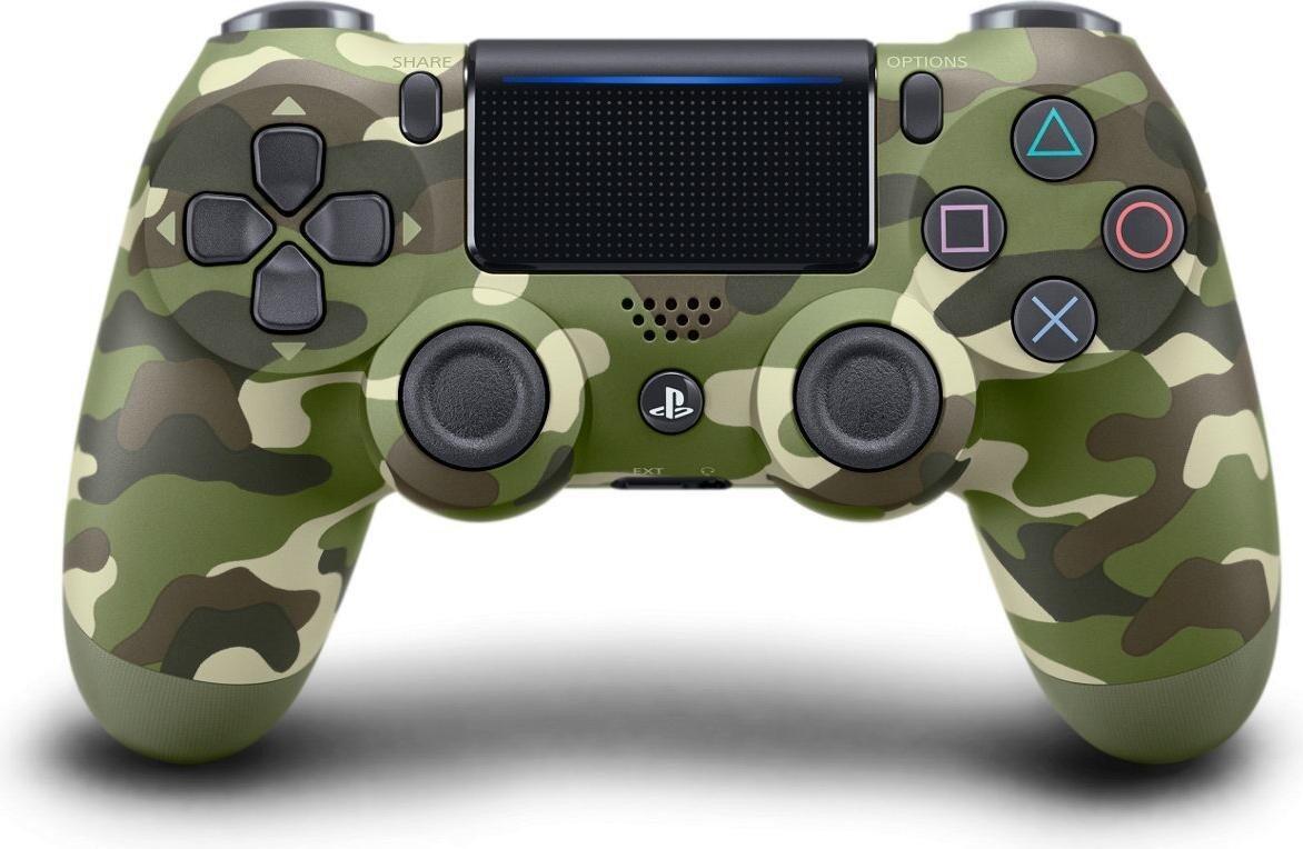 0711719894858 - Playstation 4 Dualshock v2 - Green Camo - Gamepad - PlayStation 4