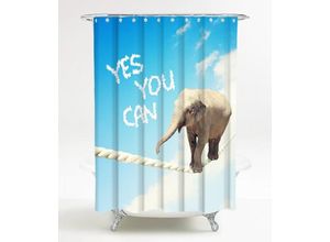 0712038692705 - Duschvorhang Yes you can 180 x 200 cm