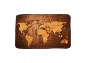 0712038879731 - Badteppich World Map 50 x 80 cm