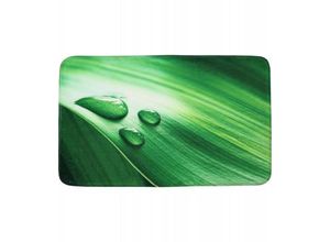 0712038879755 - Badteppich Green Leaf 50 x 80 cm