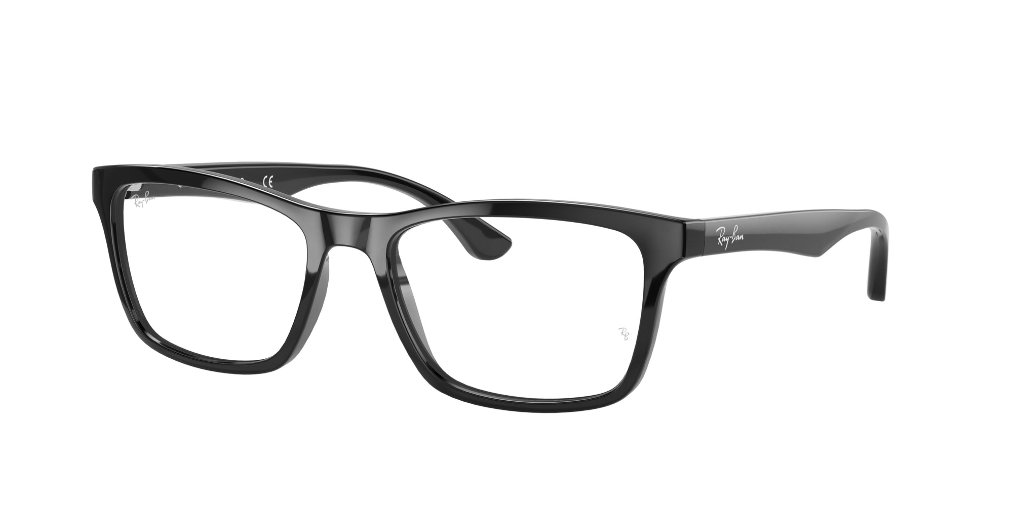 0713132442975 - Unisex RX5279  2000 Rahmen von BRILLEN Acetat Schwarz Transparent Quadratisch Normal