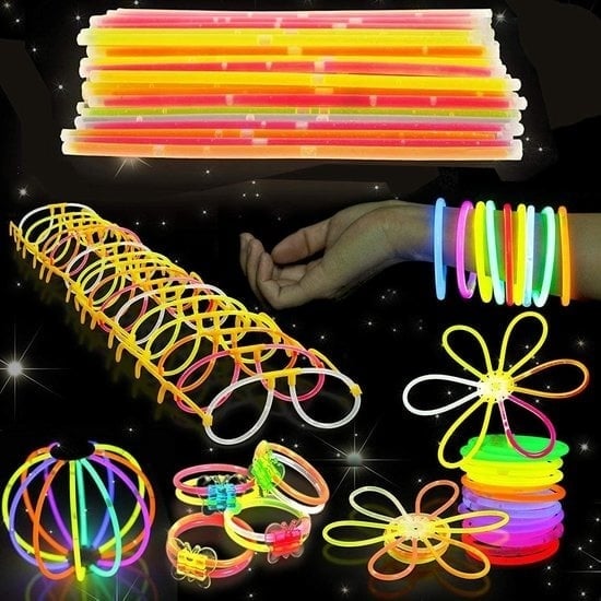 0713153940269 - Glow in the dark set - Party Pack - Leuchtstäbe - 20 cm - 543-teilig