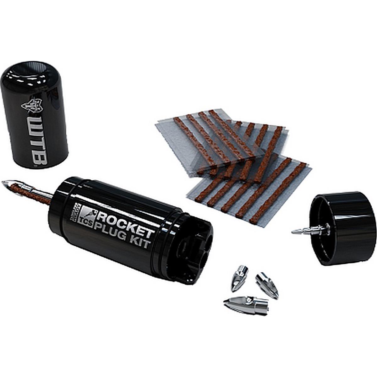 0714401951136 - TCS Rocket Tire Plug Tubeless Reparaturset Schwarz - 1 Stück Wiederverwendbare Anker