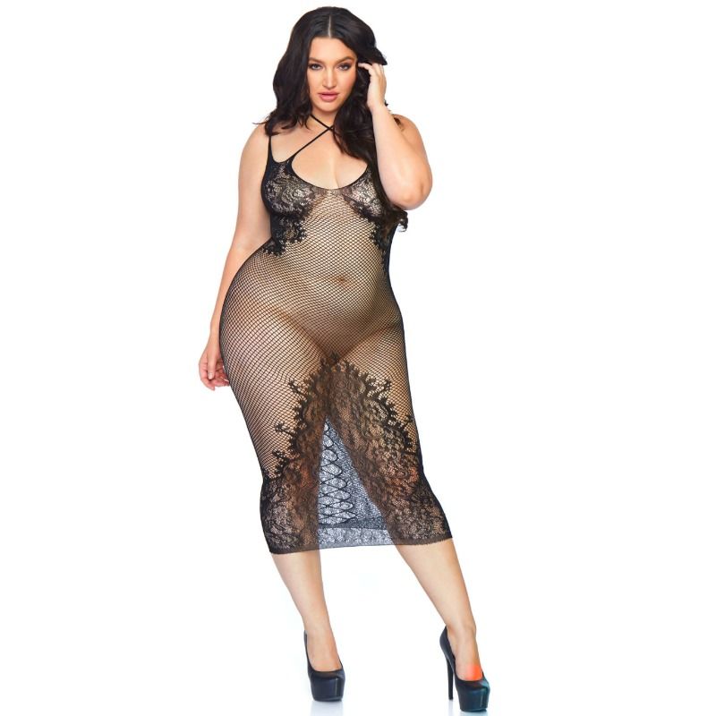 0714718541969 - LEG AVENUE - HALFTERKLEID MIT ZWEI RIEMEN 1X-2X 0714718541969 - LEG AVENUE - HALFTERKLEID MIT ZWEI RIEMEN 1X-2X