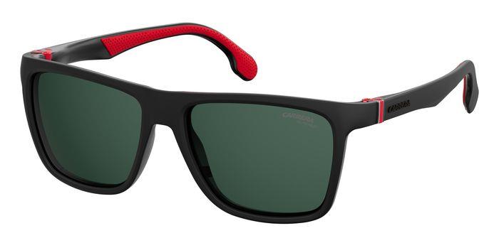 0716736032214 - Unisex CARRERA 5047 S 807 QT Gläser SONNENBRILLEN Plastik Schwarz Grün Quadratisch