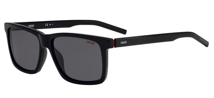 0716736078052 - Herren HG 1013 S OIT IR Gläser SONNENBRILLEN Acetat Schwarz Grau Quadratisch