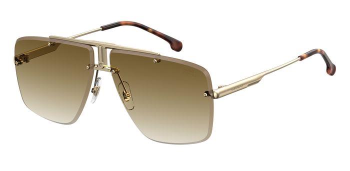 0716736126999 - Unisex CARRERA 1016 S J5G 86 Gläser SONNENBRILLEN Metall Gold Braun Quadratisch  Schattiert