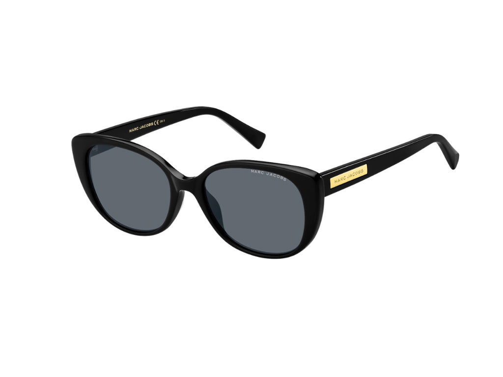 0716736201245 - Damen MARC 421 S 807 IR Gläser SONNENBRILLEN Acetat Schwarz Grau Schmetterling Normal