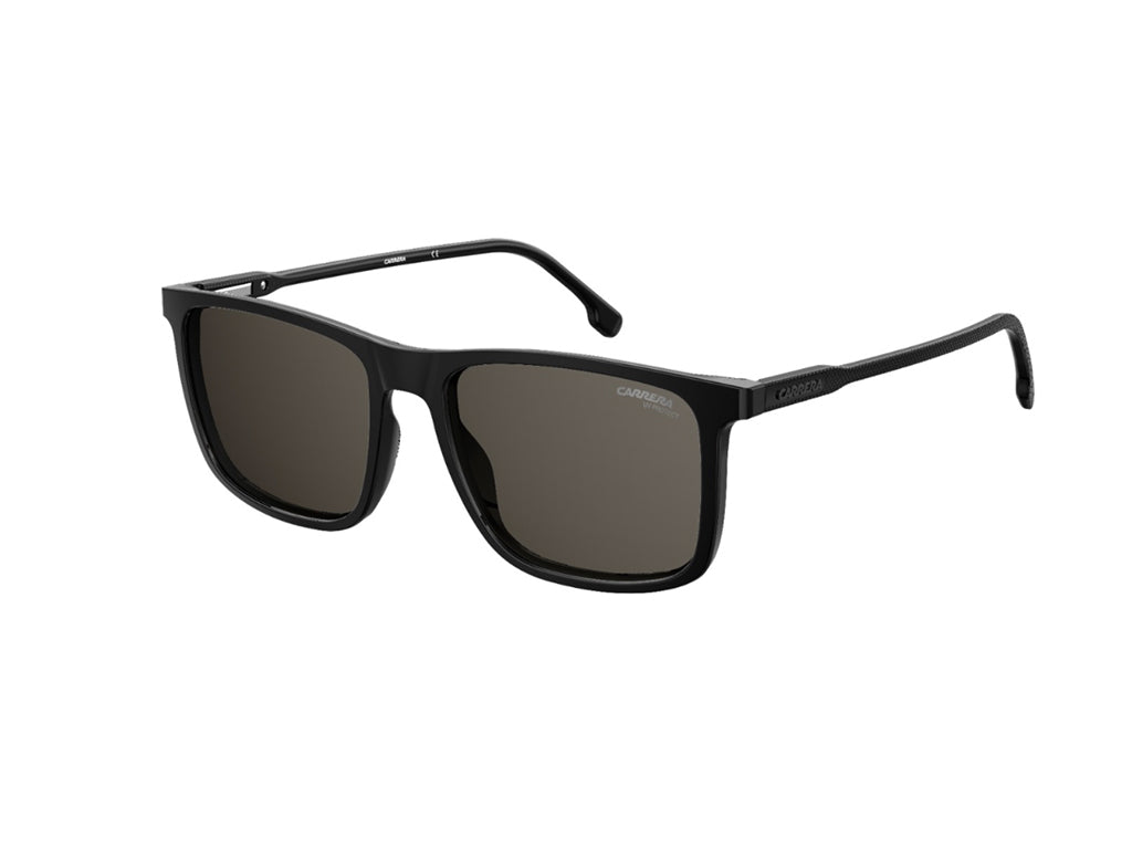 0716736230214 - Unisex CARRERA 231 S 807 IR Gläser SONNENBRILLEN Plastik Schwarz Grau Quadratisch Normal