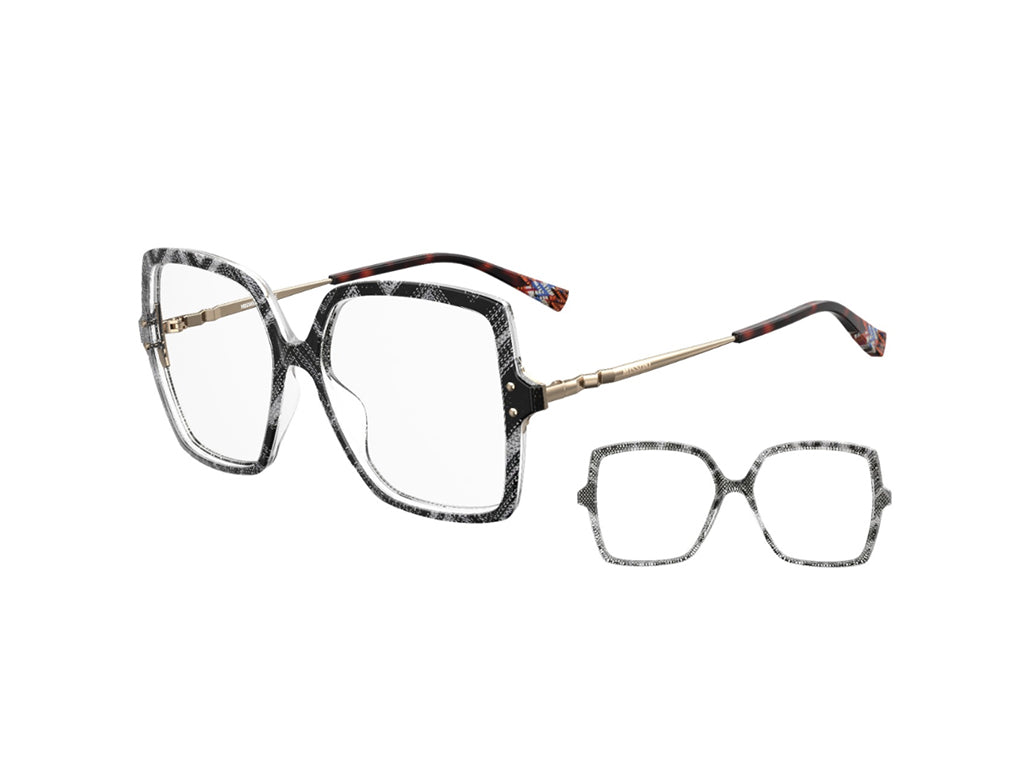 0716736259680 - Damen MIS 0005 S37 Rahmen von BRILLEN Acetat Schwarz  Quadratisch