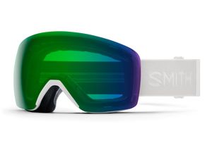 0716736271521 - SKYLINE Unisex-Skibrille Vollrand Monoscheibe Acetat-Gestell weiß