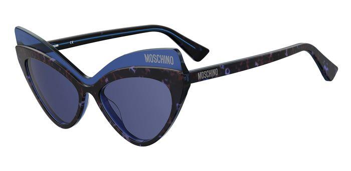 0716736284729 - Damen MOS080 s IPR KU Gläser SONNENBRILLEN Acetat Havanna Blau Cat Eye