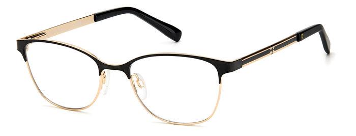 0716736290249 - Damen PC 8857 2m2 Rahmen von BRILLEN Stahl Gold   Schwarz  Cat Eye