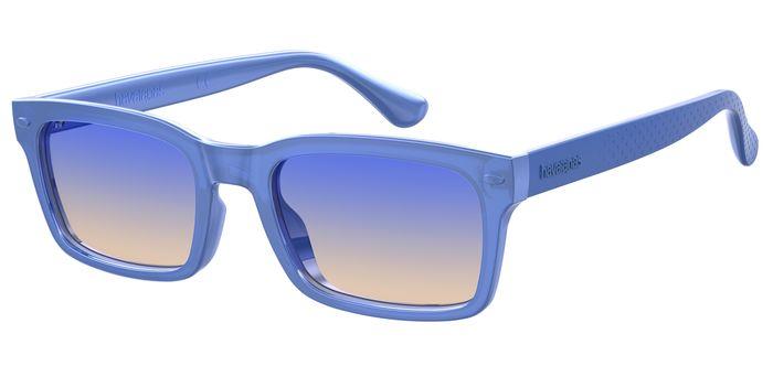 0716736297378 - Unisex CAETANO WS6 84 Gläser SONNENBRILLEN Plastik Hellblau Blau Quadratisch Blendfrei Schattiert