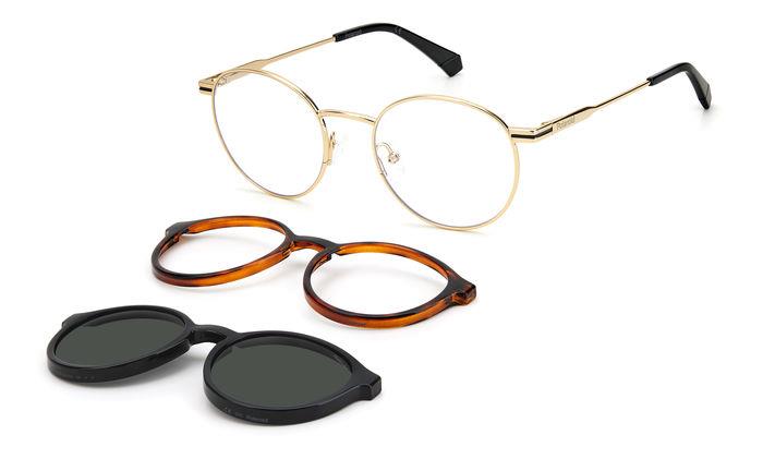 0716736322759 - Unisex PLD 6132 CS J5G M9 Rahmen von BRILLEN Metall Gold Grau Rund Polarisiert Clip-on 0716736322759 - Unisex PLD 6132 CS J5G M9 Rahmen von BRILLEN Metall Gold Grau Rund Polarisiert Clip-on