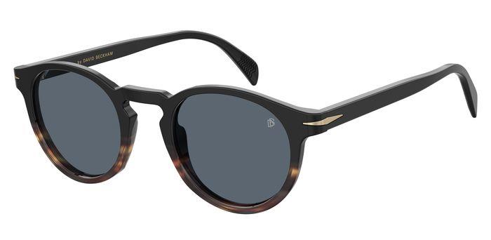 0716736324418 - Herren DB 1036 S 37N KU Gläser SONNENBRILLEN Acetat Schwarz Blau Rund