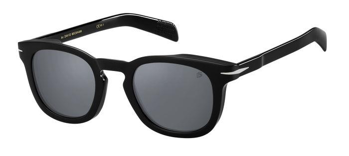 0716736326535 - Herren DB 7030 S 807 T4 Gläser SONNENBRILLEN Acetat Schwarz Grau Quadratisch  Spiegel