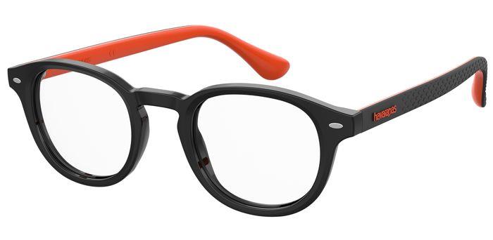 0716736342498 - Unisex Salvador V 8lz Rahmen von BRILLEN Acetat Schwarz orange  Kreisel