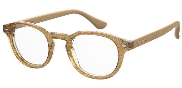 0716736342535 - Unisex Salvador V SQG Rahmen von BRILLEN Acetat Beige   Gold  Kreisel